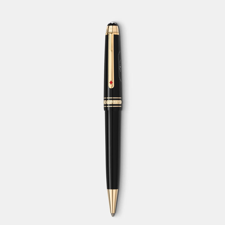 Montblanc Midsize ballpoint pen Meisterstück Around the World in 80 Days dark gray 128380 - Capodagli 1937