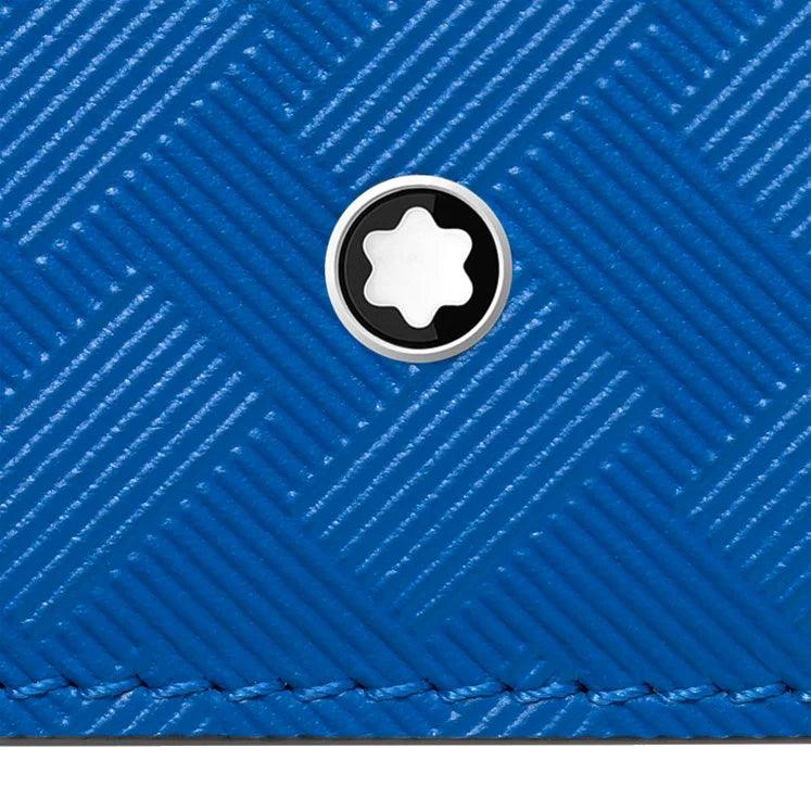 Montblanc porta carte a 8 scomparti tasca con cerniera Extreme 3.0 Atlantic Blue 130240 - Capodagli 1937