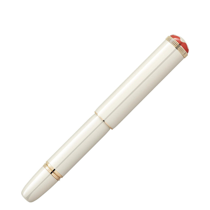 Montblanc Roller Heritage Rouge et Noir „Baby“ Sonderedition Elfenbeinfarbe 128122 – Capodagli 1937
