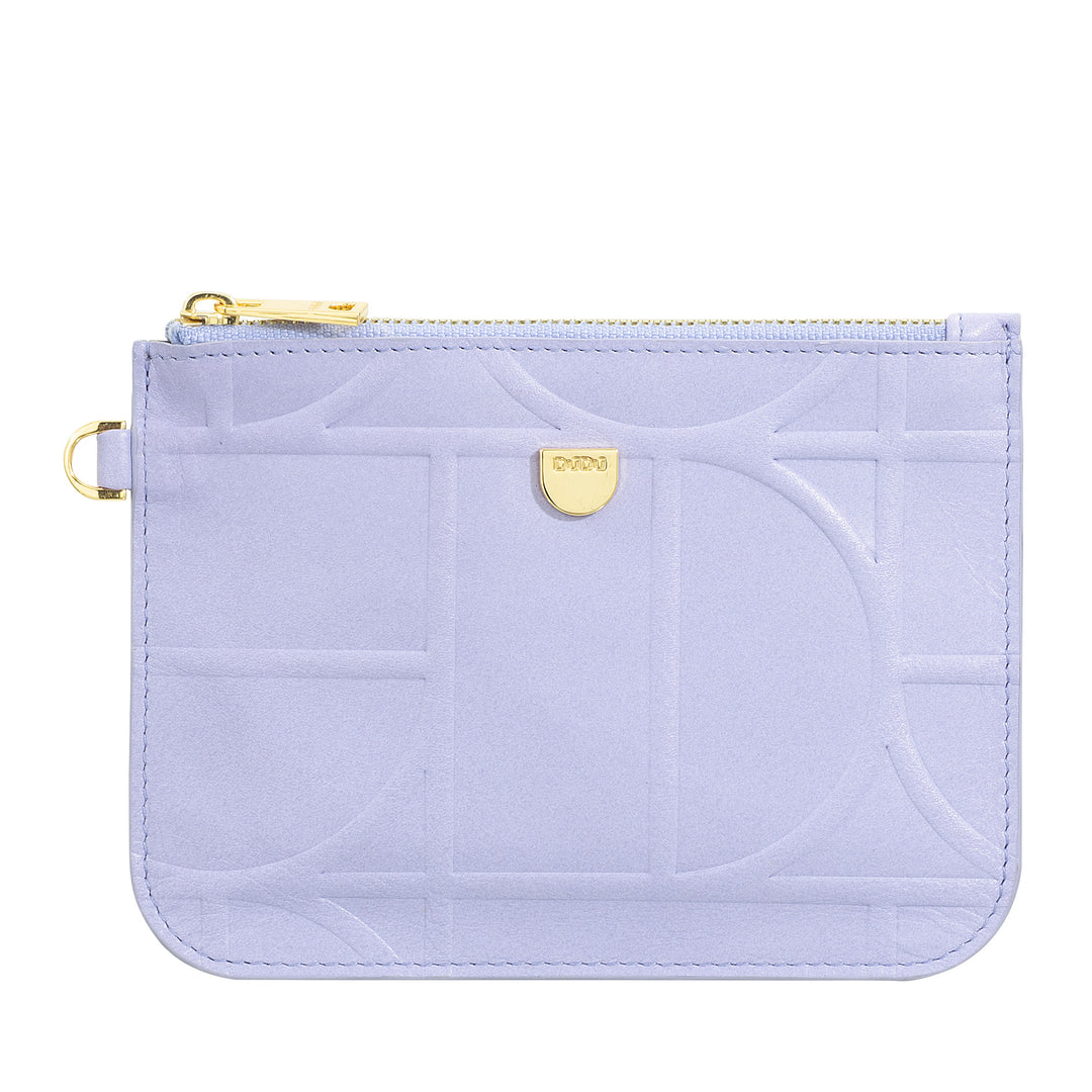 DUDU Pochette Donna da Polso in Pelle Stampata, Pochette a Mano da Borsa – Elegante, Compatta e Pratica per Carte, Monete e Piccoli Oggetti