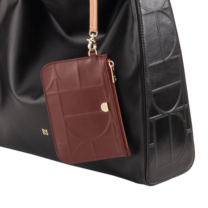 Dudu Pochette Frauen spielen Lederplendor, Bag's Hand Clutch -Tasche - elegant, kompakt und Übung für Karten, Münzen und kleine Objekte