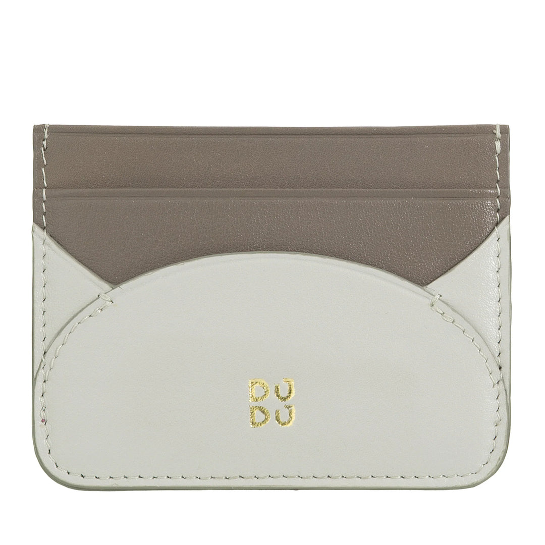 DUDU Slim Credit Card Holder in Soft Leather - Card Holder, Document Holder, Pocket Plate, Slim Design
