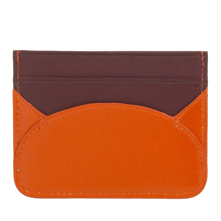 DUDU Slim Porte-Cartes de Crédit en Cuir Souple - Porte-Cartes, Porte-Documents, Plaque de Poche, Design Slim
