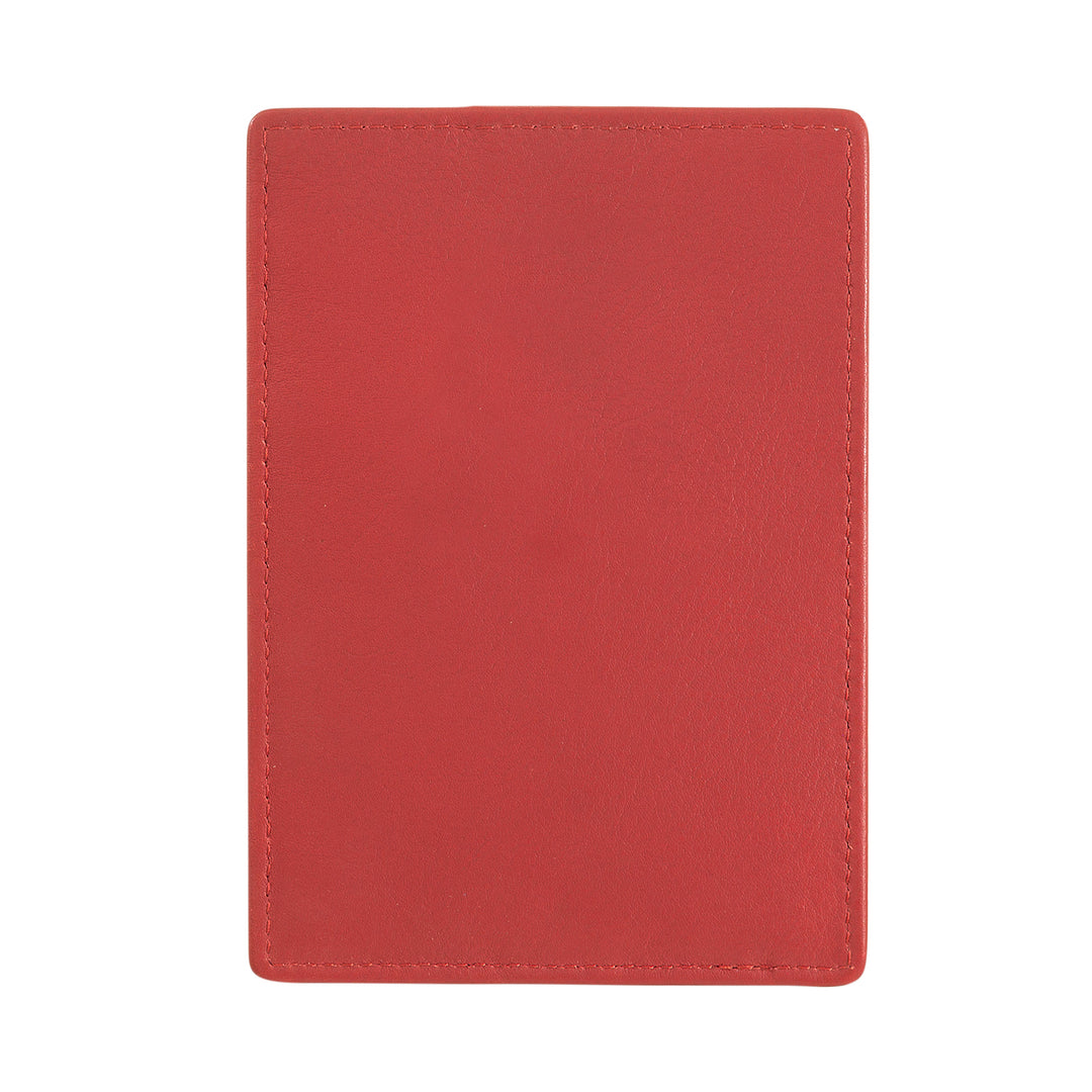 Nuvola leather holding cards men's man slim in nappa leather leather with button closure