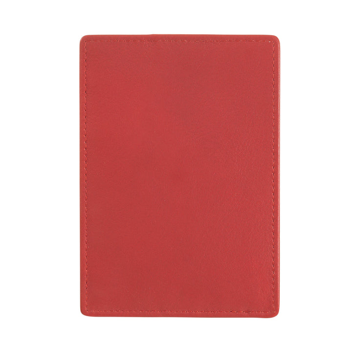 Nuvola leather holding cards men's man slim in nappa leather leather with button closure