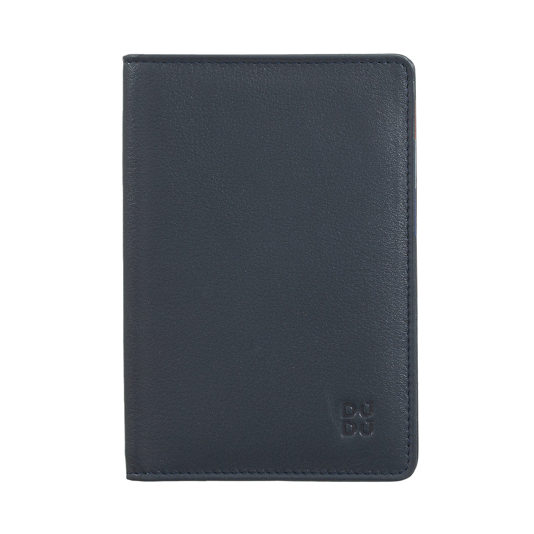 DUDU brings passport leather and credit cards RFID Multicolor