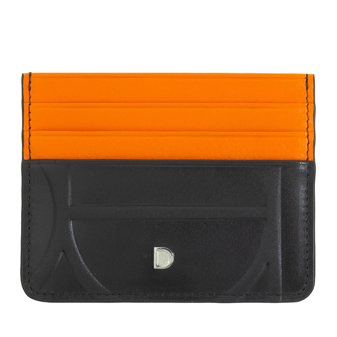 DUDU Porta Carte di Credito in Pelle Stampata, Portacarte Sottile Compatto e Tascabile – Leggero, Elegante e Funzionale, Perfetto per Tasca o Borsa