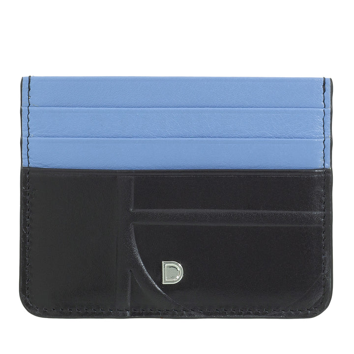 DUDU Porta Carte di Credito in Pelle Stampata, Portacarte Sottile Compatto e Tascabile – Leggero, Elegante e Funzionale, Perfetto per Tasca o Borsa