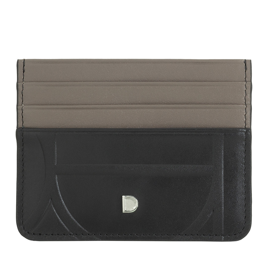 DUDU Porta Carte di Credito in Pelle Stampata, Portacarte Sottile Compatto e Tascabile – Leggero, Elegante e Funzionale, Perfetto per Tasca o Borsa