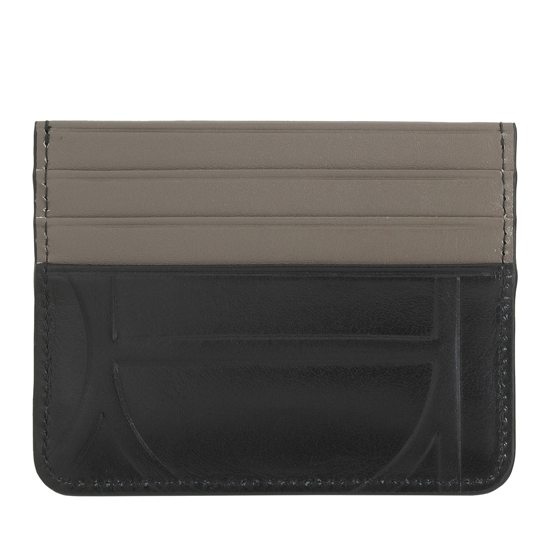 DUDU Porta Carte di Credito in Pelle Stampata, Portacarte Sottile Compatto e Tascabile – Leggero, Elegante e Funzionale, Perfetto per Tasca o Borsa