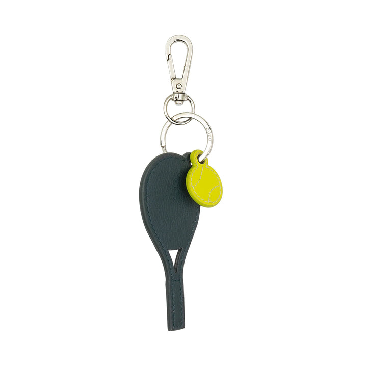 DUDU Porte-clés Raquette de Tennis en Cuir avec Mousqueton – Charm Porte-clés Sportif Tennis pour Clés, Sac ou Sac à Dos