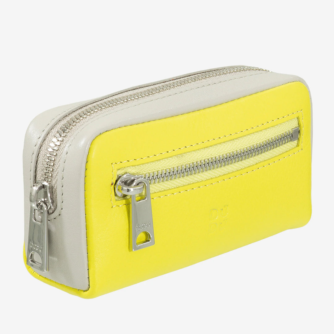 Colorful unisex key ring in genuine calf leather by DUDU