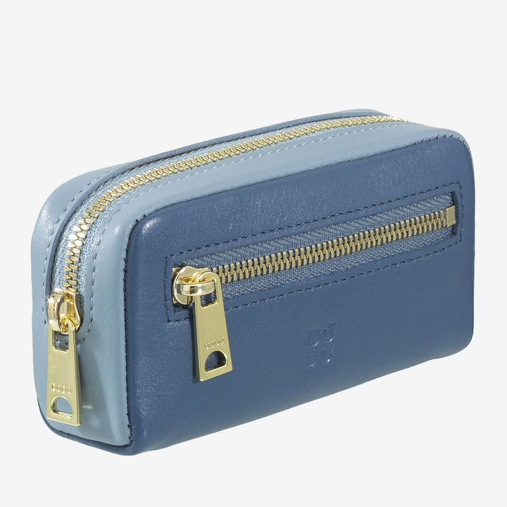 Portachiavi unisex colorato in vera pelle vitello firmato DUDU