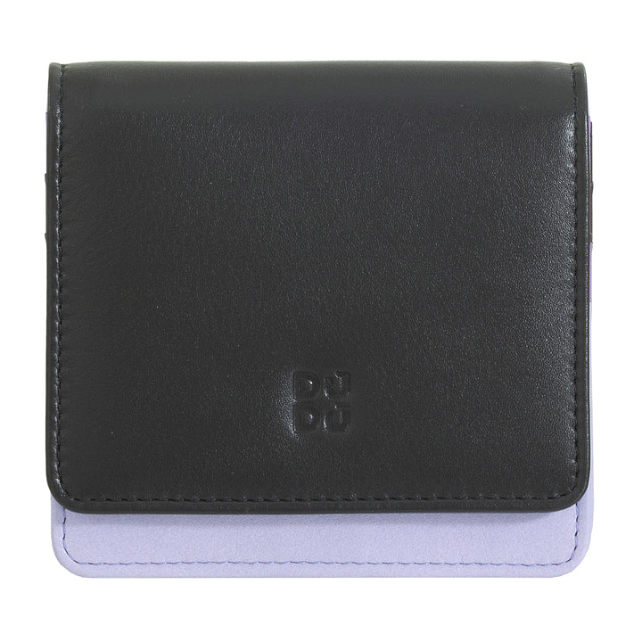 Dudu Women's Women Portefeuille dans Skop Legant RFID Ultra Compact Colorful RFID avec Zip interne et 8 détenteurs de cartes de carte