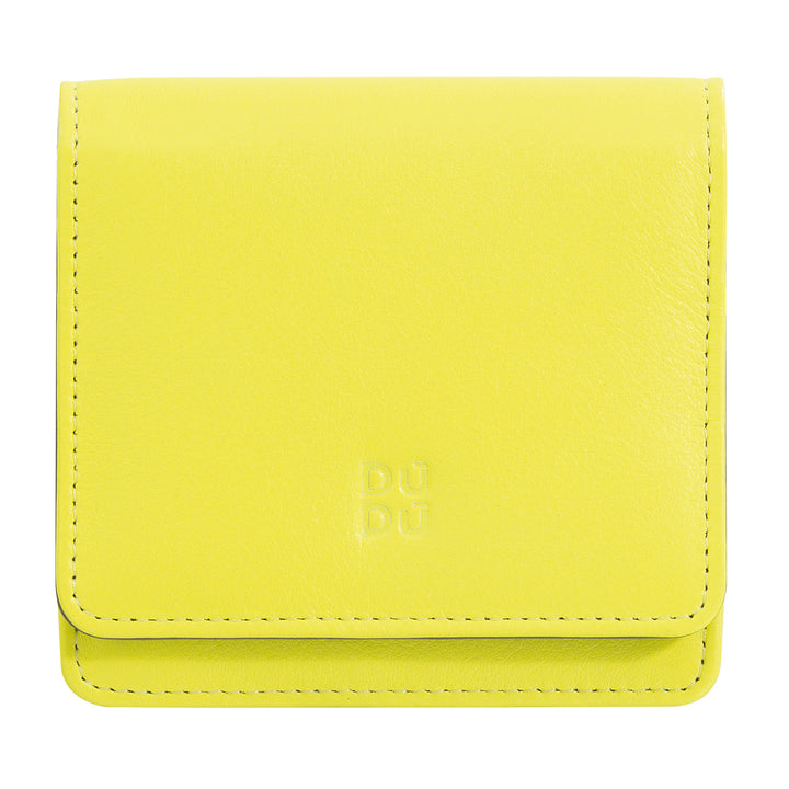 Dudu Women's Women Portefeuille dans Skop Legant RFID Ultra Compact Colorful RFID avec Zip interne et 8 détenteurs de cartes de carte