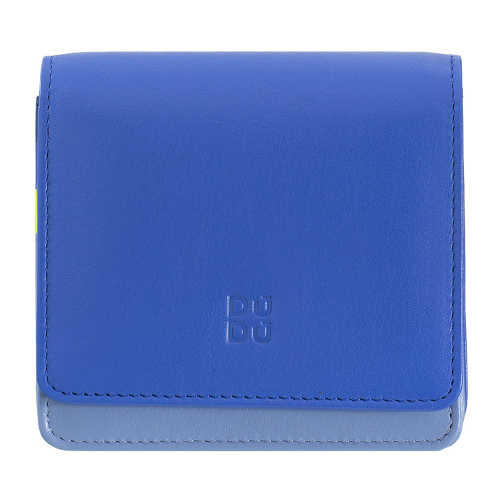 Dudu Women's Women Portefeuille dans Skop Legant RFID Ultra Compact Colorful RFID avec Zip interne et 8 détenteurs de cartes de carte