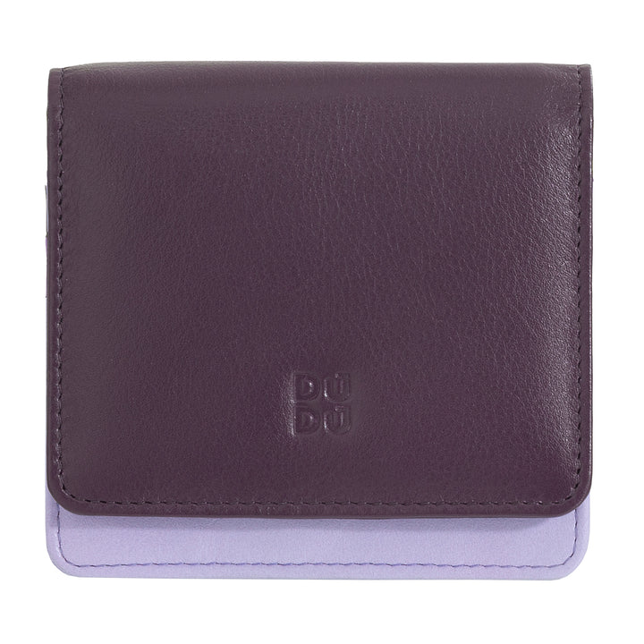 Dudu Women's Women Portefeuille dans Skop Legant RFID Ultra Compact Colorful RFID avec Zip interne et 8 détenteurs de cartes de carte