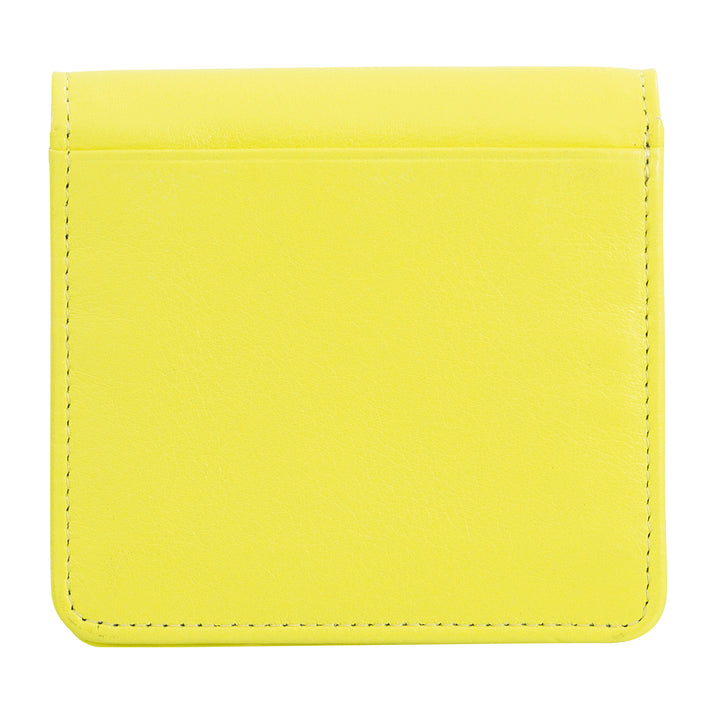 DUDU Small Ultra Compact Colorful RFID Shielded Leather Women&