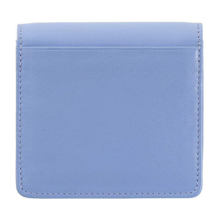 DUDU Women's Women Wallet Wallet in SKOP Legant RFID Ultra kompakt farbenfrohe RFID mit internem Reißverschluss und 8 Kartenhalter