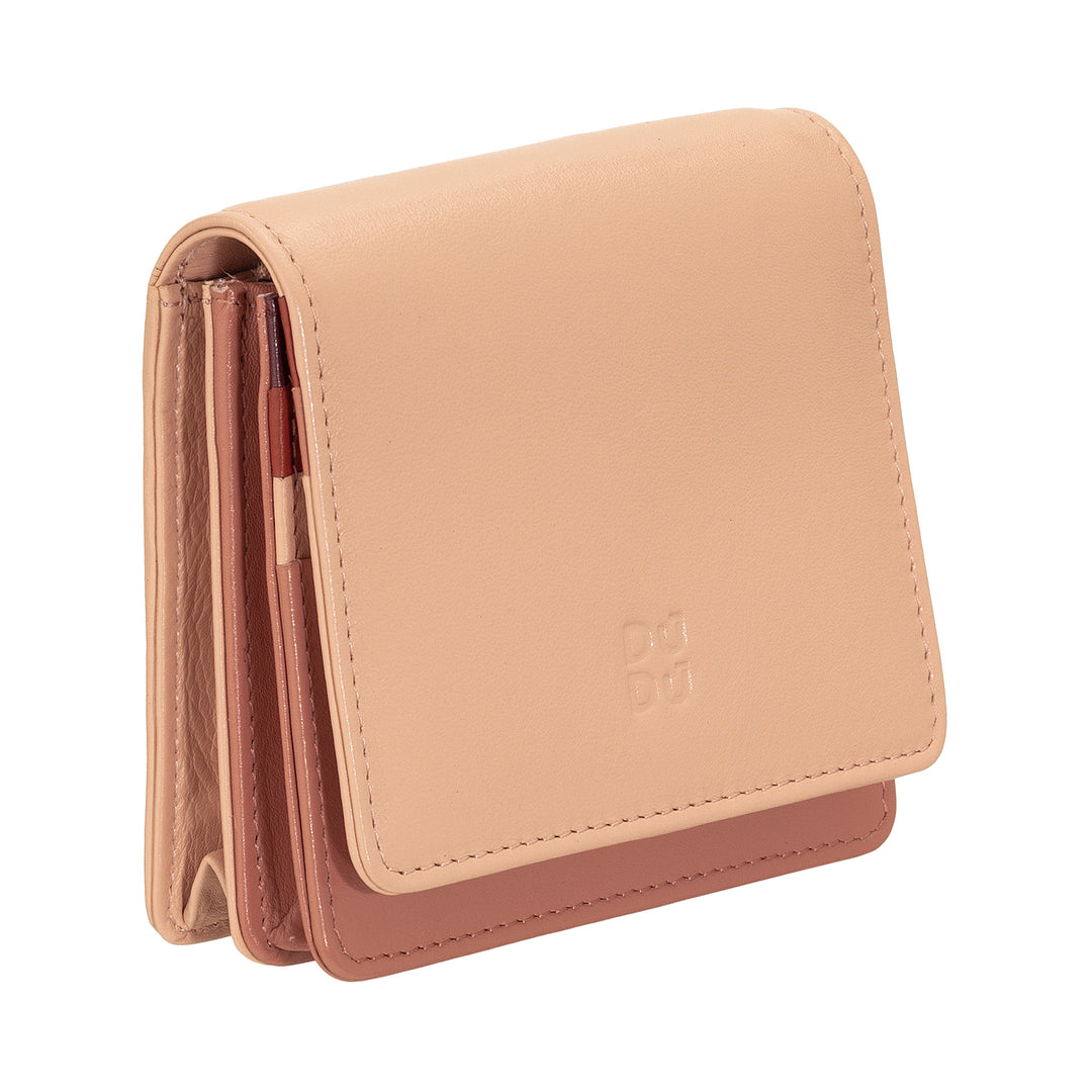 Dudu Women's Women Portefeuille dans Skop Legant RFID Ultra Compact Colorful RFID avec Zip interne et 8 détenteurs de cartes de carte