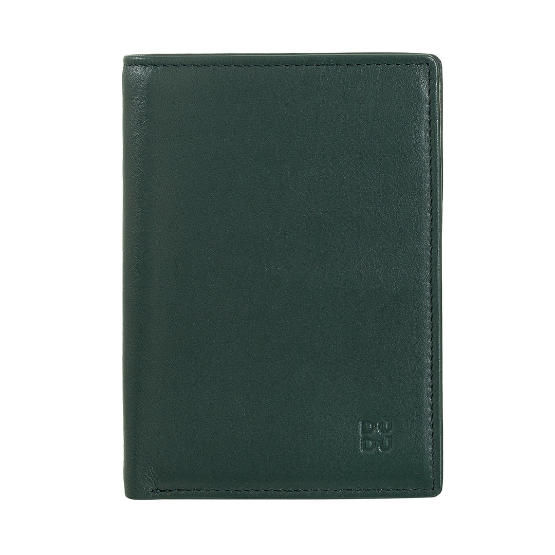 Dudu Men's Wallet for RFID Book en cuir multicolore avec foudre