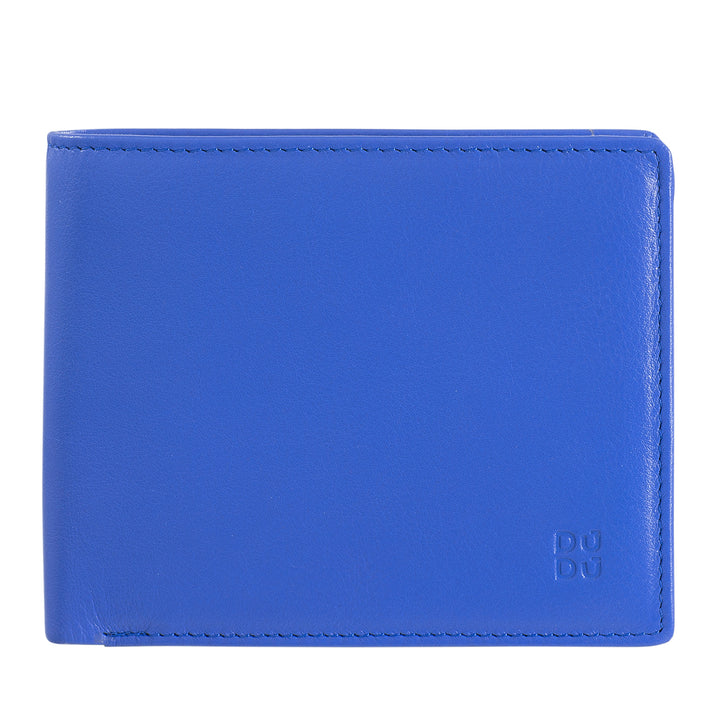 DUDU Multicolored Leather Multicolor Wallet Signed RFID MAN