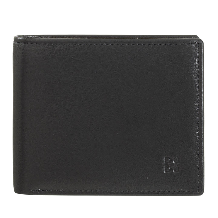 Dudu Small RFID Men's Leather Men's Portfolio avec portefeuille de porte