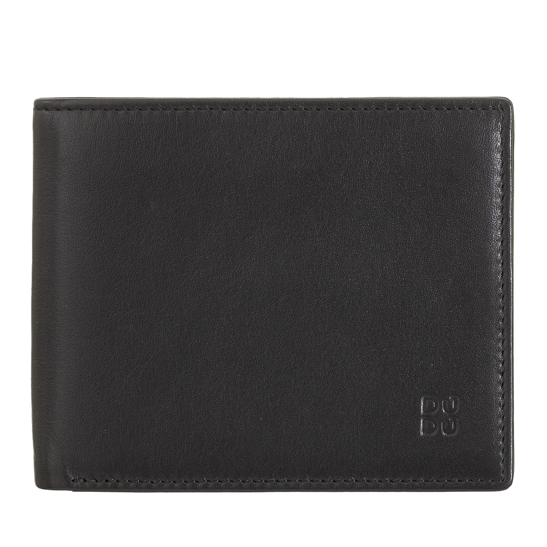 Dudu Men's Portfolio RFID Credit Cards in Real Leather à partir de 8 billets Cards Holder