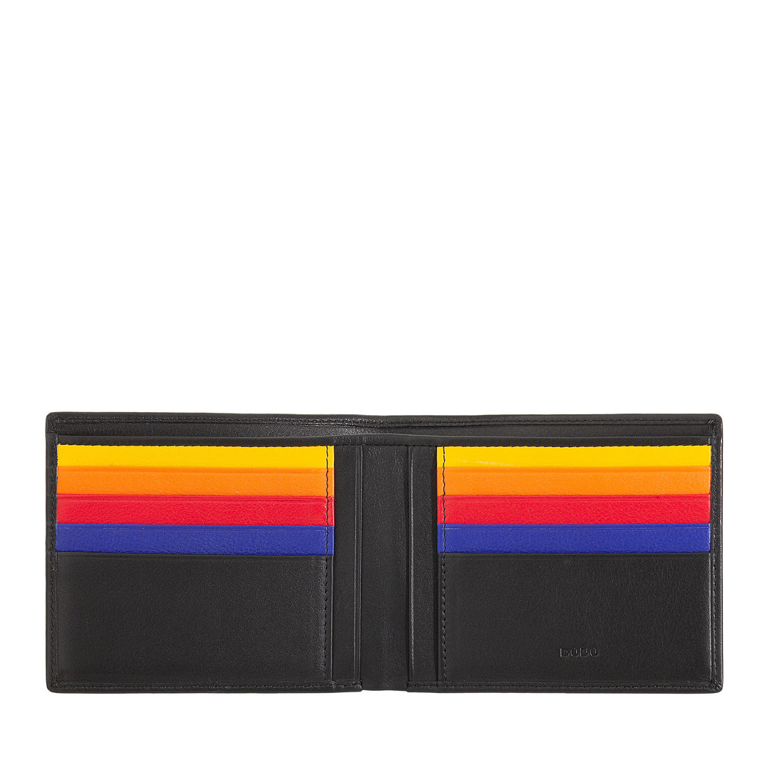 Dudu Men's Portfolio RFID Credit Cards in Real Leather à partir de 8 billets Cards Holder