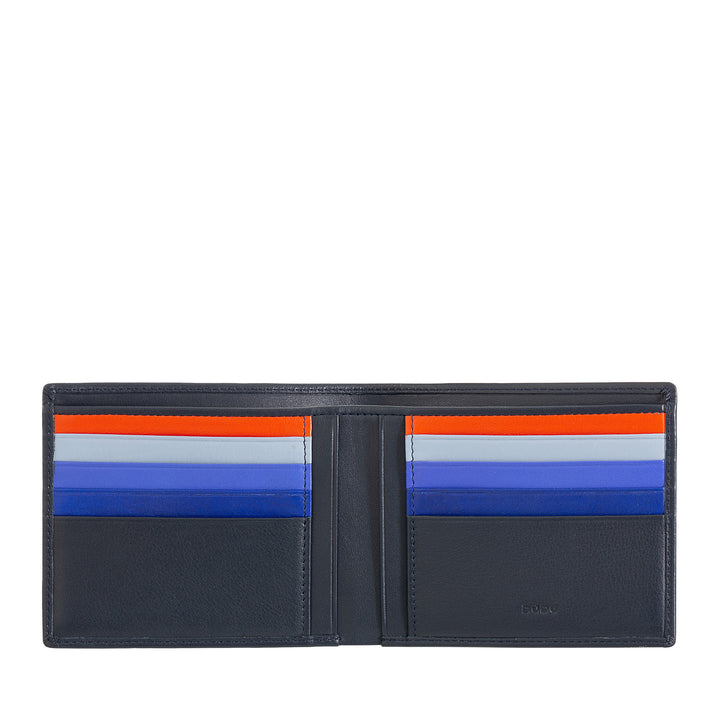 Dudu Men's Portfolio RFID Credit Cards in Real Leather à partir de 8 billets Cards Holder