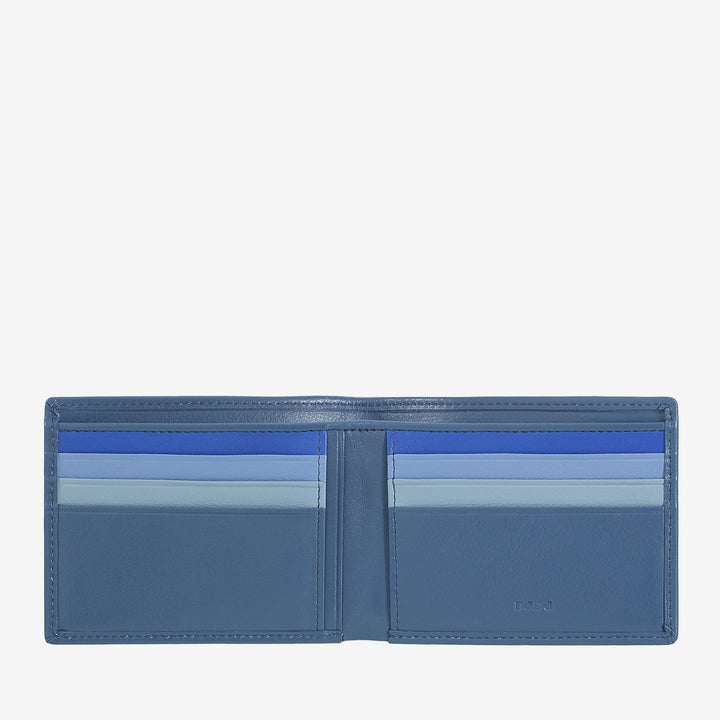 DUDU Portefeuille pour homme avec blocage RFID en cuir, petite poche blindée avec fente pour carte de crédit