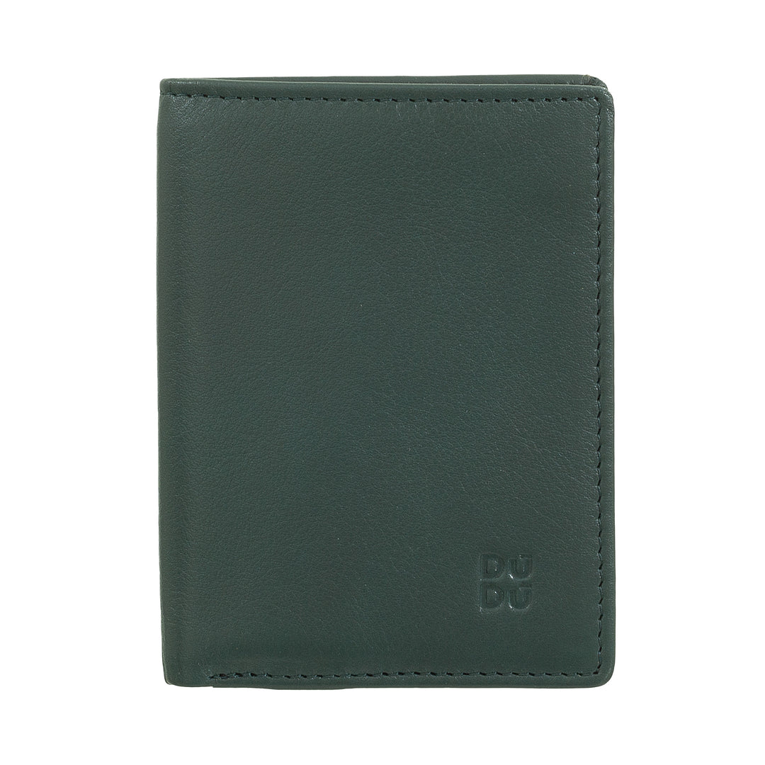 Portefeuille en cuir de Dudu, portefeuille pour hommes, avec porte-cartes de crédit, porte-billets, petit et compact, avec protection RFID