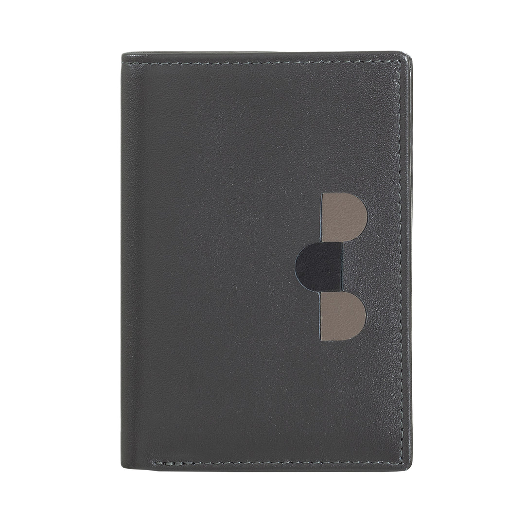 Dudu Men's Wallet en petit cuir, portefeuille compact pour hommes slim avec porte-carte de crédit, détenteur de billets en espèces, zip de porte, avec protection RFID