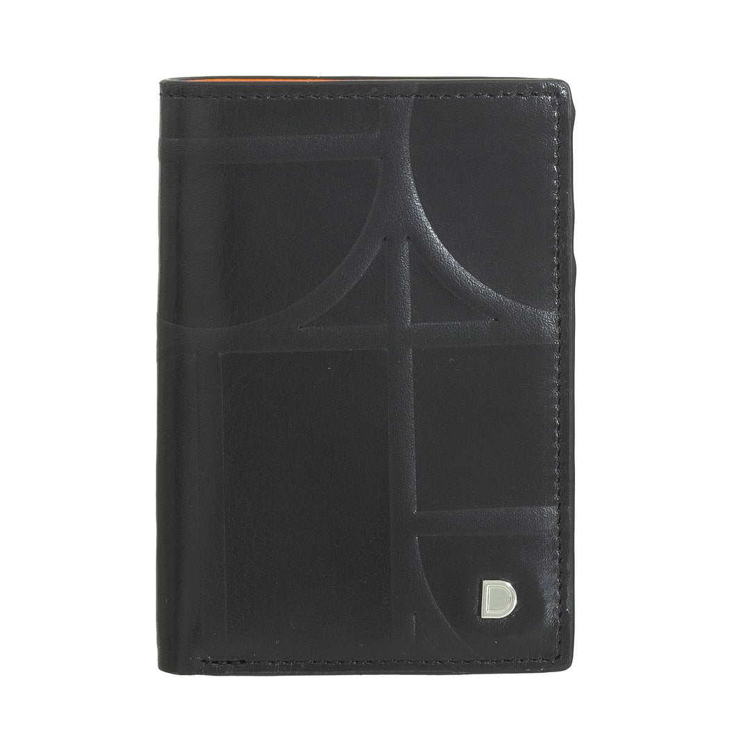 Dudu Men's Wallet en petit cuir, portefeuille masculin RFID Slim Imprimé en cuir - Compact avec porte-carte de crédit, porte-billets en espèces, Zip Portamonete