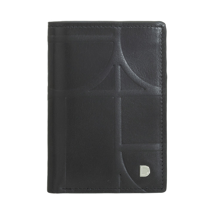 Dudu Men's Wallet en petit cuir, portefeuille masculin RFID Slim Imprimé en cuir - Compact avec porte-carte de crédit, porte-billets en espèces, Zip Portamonete