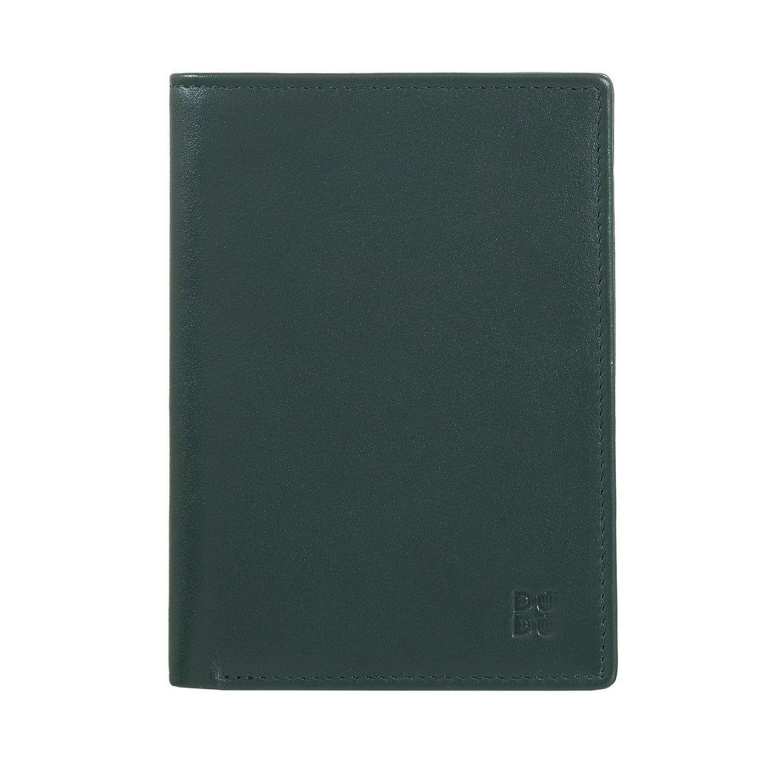 Dudu Men's Slim Portfolio of Vera Leather, Small and Thin, Bring Money and Credit Cards, Compact Care with Internal Zip zip hinge, Minimal Design