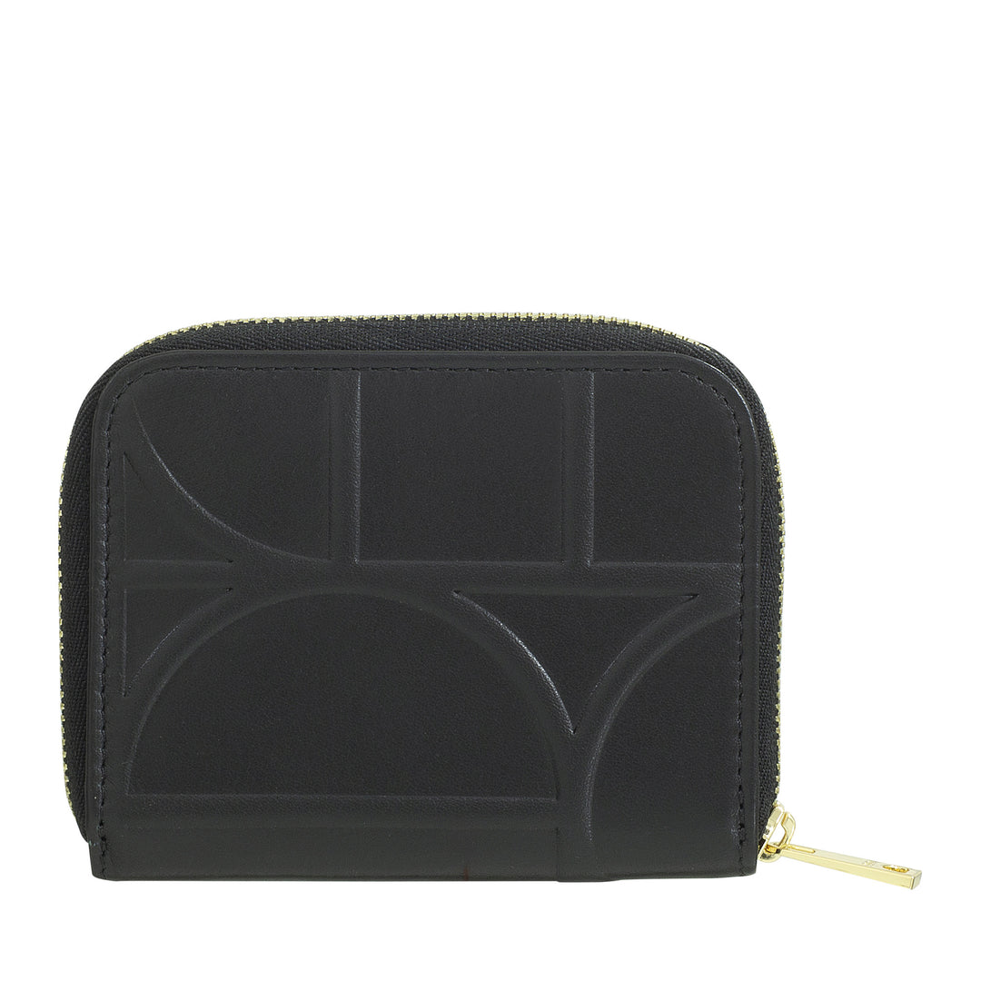 Dudu Portamonete Men femme Small Passeble en cuir pastère avec charnière, Poches de porte-carte - Small portefeuille compact