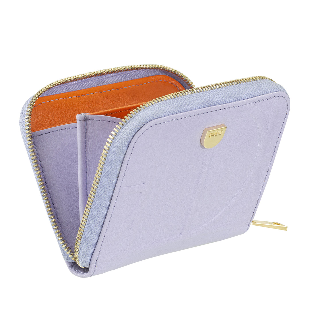 Dudu Portamonete Men femme Small Passeble en cuir pastère avec charnière, Poches de porte-carte - Small portefeuille compact