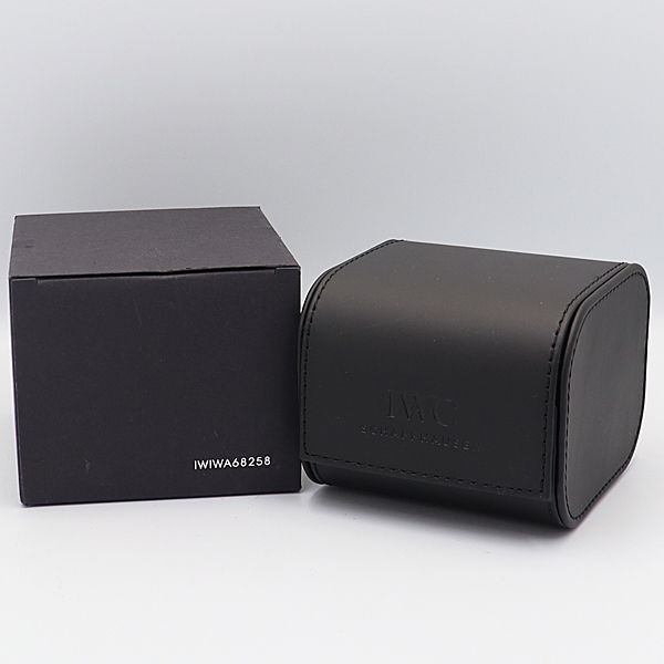 IWC black leather watch box IWIWA68258