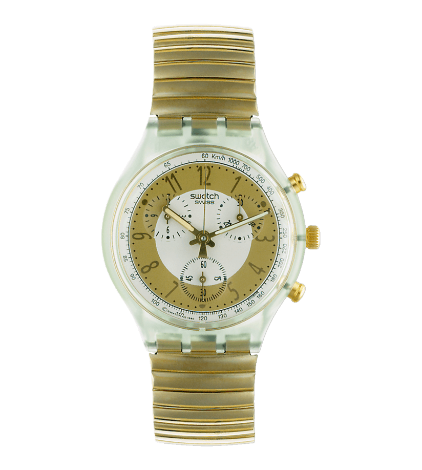 Swatch orologio GOLDEN GLOBE Originals Chrono 37mm SCG100 - Capodagli 1937