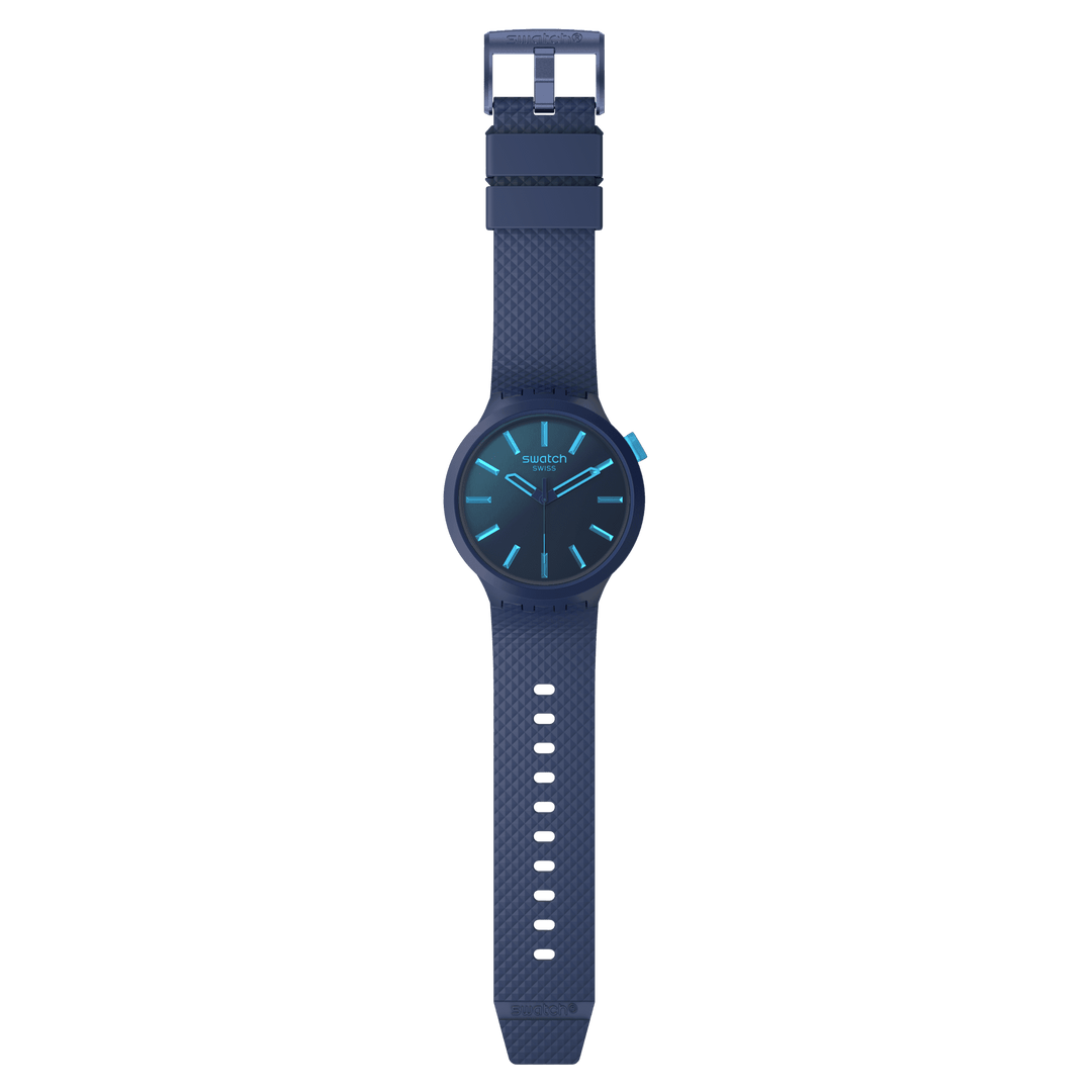 Swatch orologio INDIGO GLOW Originals Big Bold 41mm SB05N113 - Capodagli 1937