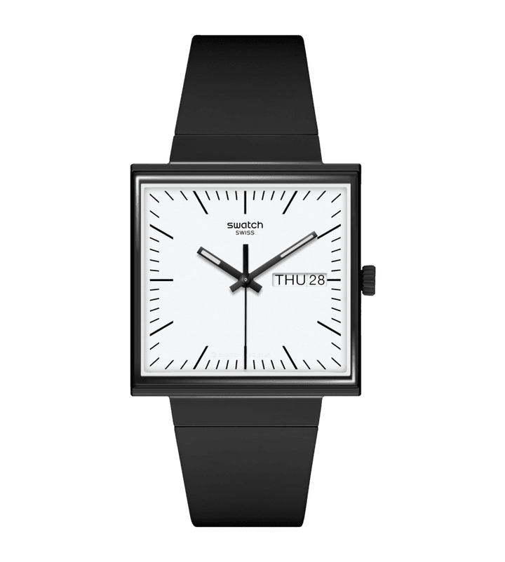 Swatch orologio WHAT IF…BLACK? Bioceramic What If? Collection 33mm SO34B700 - Capodagli 1937
