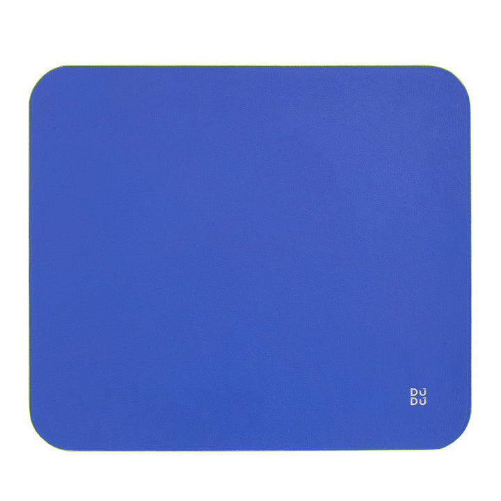 DUDU Mauspad aus weichem Leder, dünn, Design, 25 x 22 cm, rutschfest, Schreibtisch-Mauspad, bunt