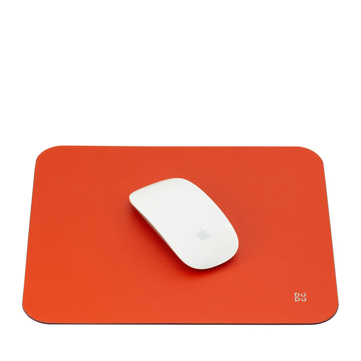 DUDU Soft leather mouse mat, thin, design, 25x22 cm, non -slip, desk mouse, colored