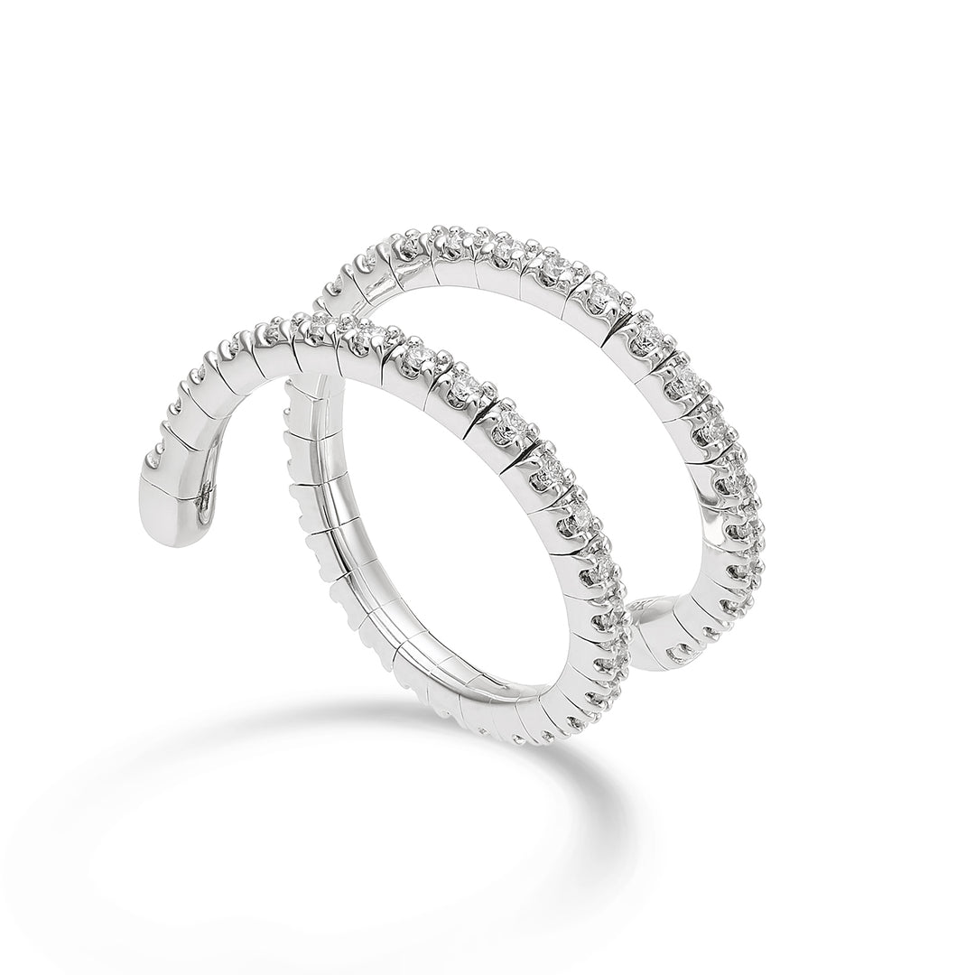Golay ein 18k Flex Girodito 2 Windungen Durchm. 0,48 ct Weißgold GAFLEX003DIO4