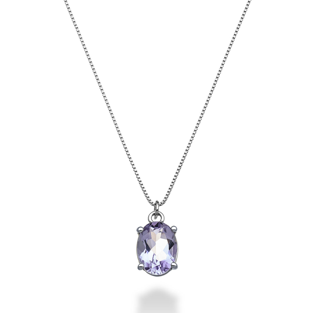 Nihama cl 18k améthyste ovale 8x6 ct.1,10 ND5142O4AMET