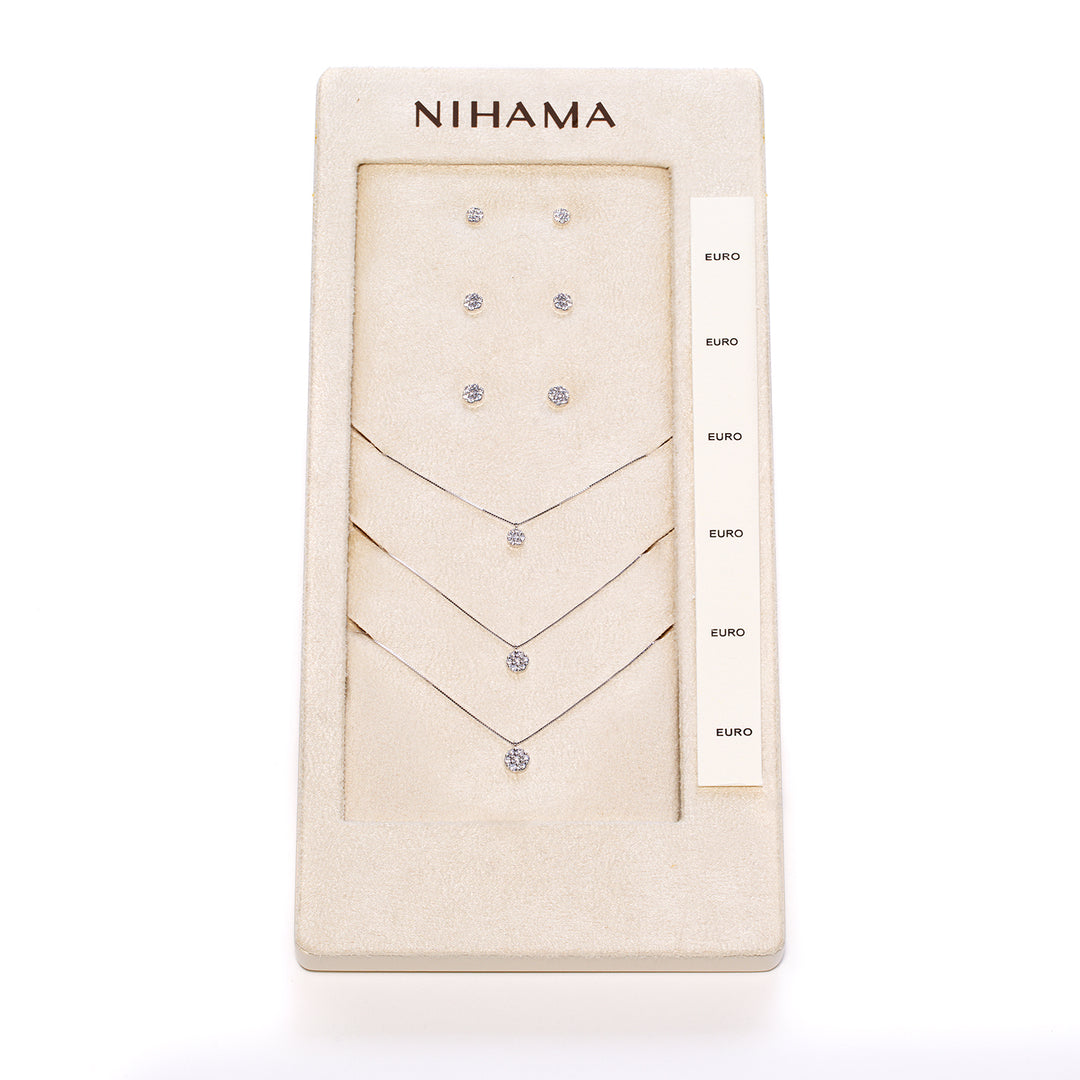 Forfait Nihama cl d5197 + ou o5184 multistone 18kt 0.04-0.05-0.08 / 0.09-0.10-0.16 N.LIGHTBOX.69