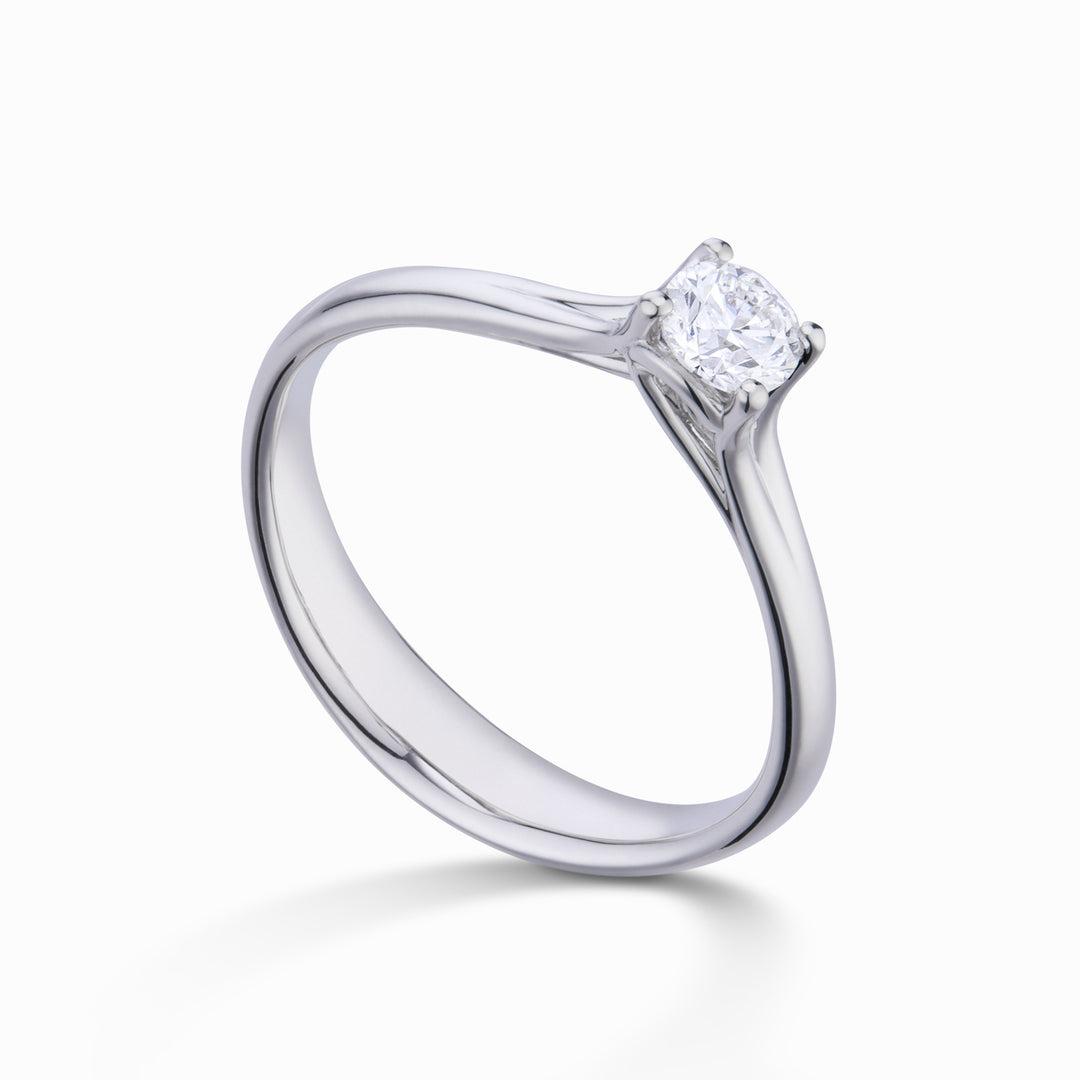 Golay infinite love solitaire ring in platinum ASL024DIPT-25149110121