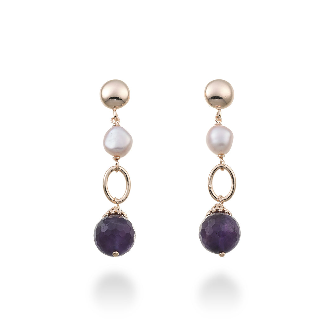 Nihama oder AG925 FW Bar. mu 9/10 Amethyst 12mm NO7654A3FDMU910