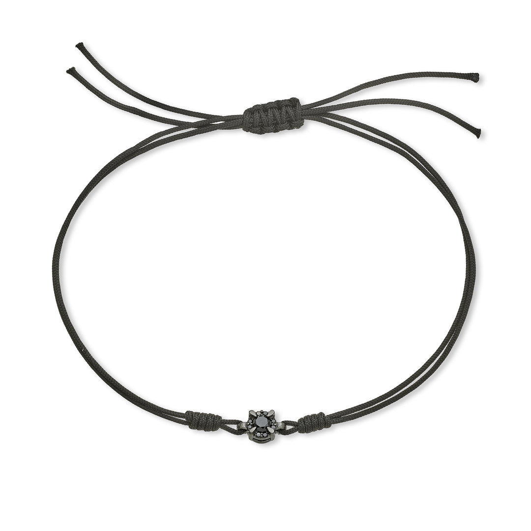 Mikiko br 18k ct.0,11 diam.noir rond taille 2 rhodium noir/noir MB5057O6BK2NE